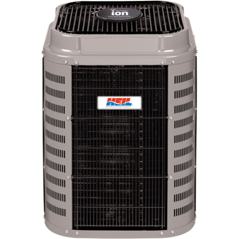 Energy-efficient Heil air conditioning unit with modern design for home cooling solutions.